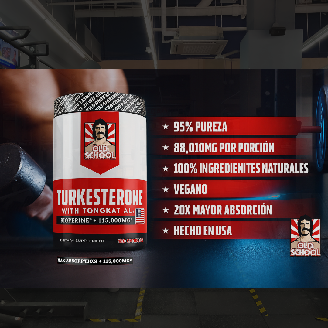 Suplemento Turkesterone 120 Capsulas