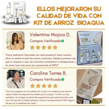Kit Bioaqua 6 pcs Rejuvenecedor Facial